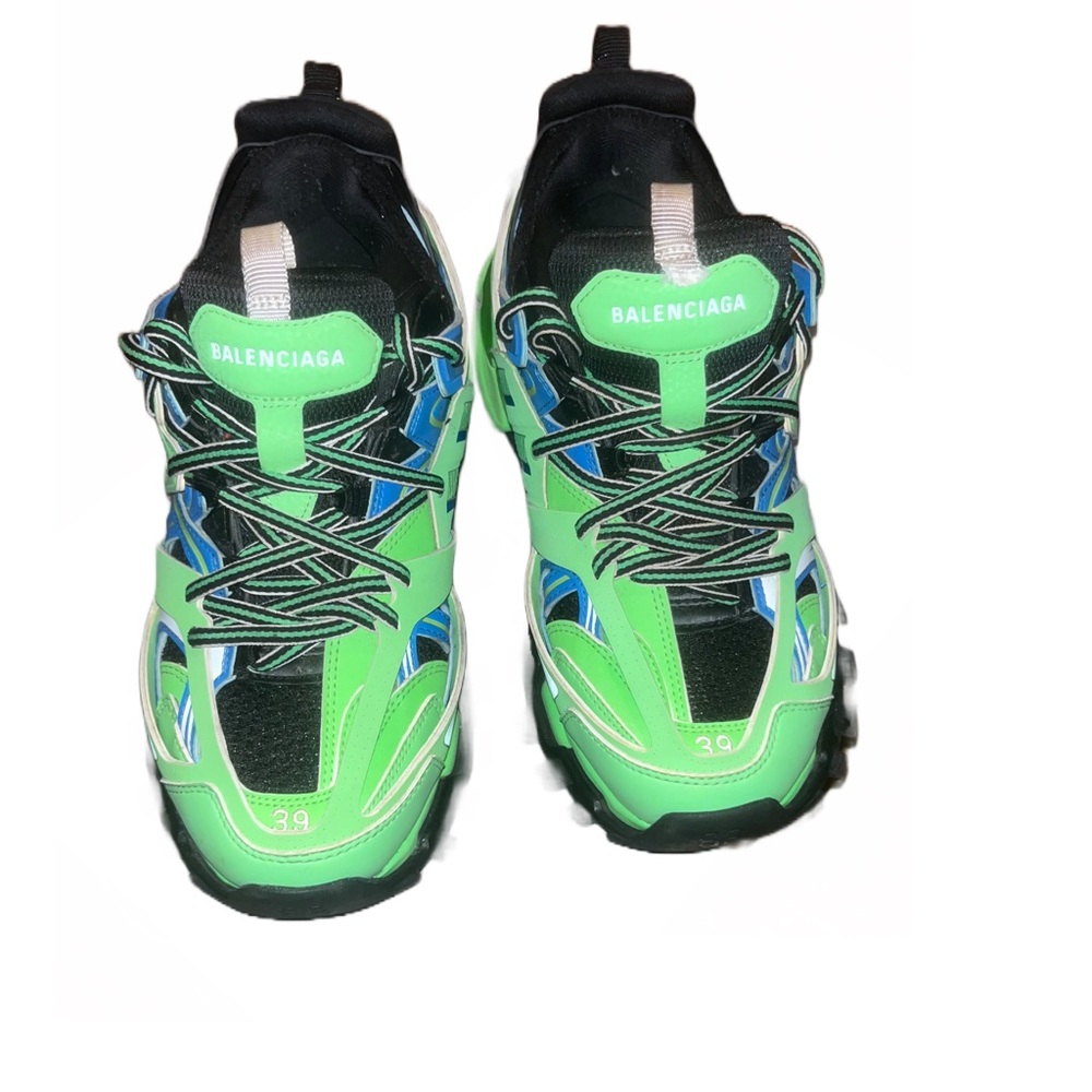 Balenciaga Track Sneaker 'Blue Green' *Used* - Picture 2 of 8
